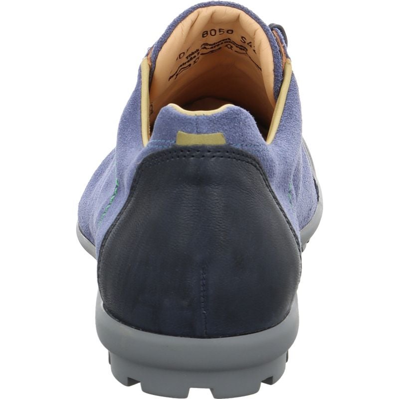 Think KONG HERREN Lace up shoe - Material: Leather in Blue