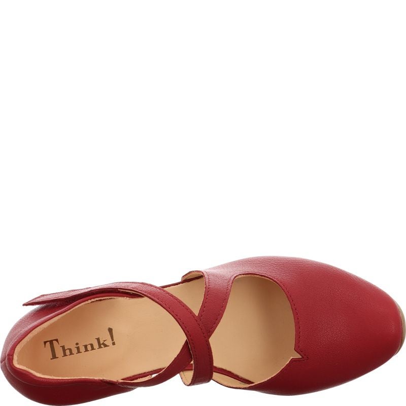 Think! AIDA Damen Pumps - Material: Leder in Rot