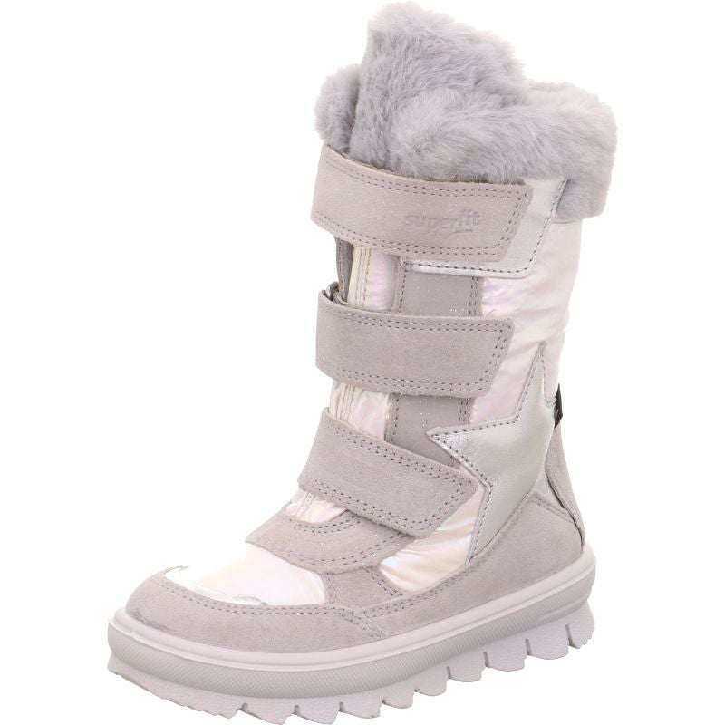 Superfit FLAVIA Girls Boot - Material: Leather/Textil in Grey