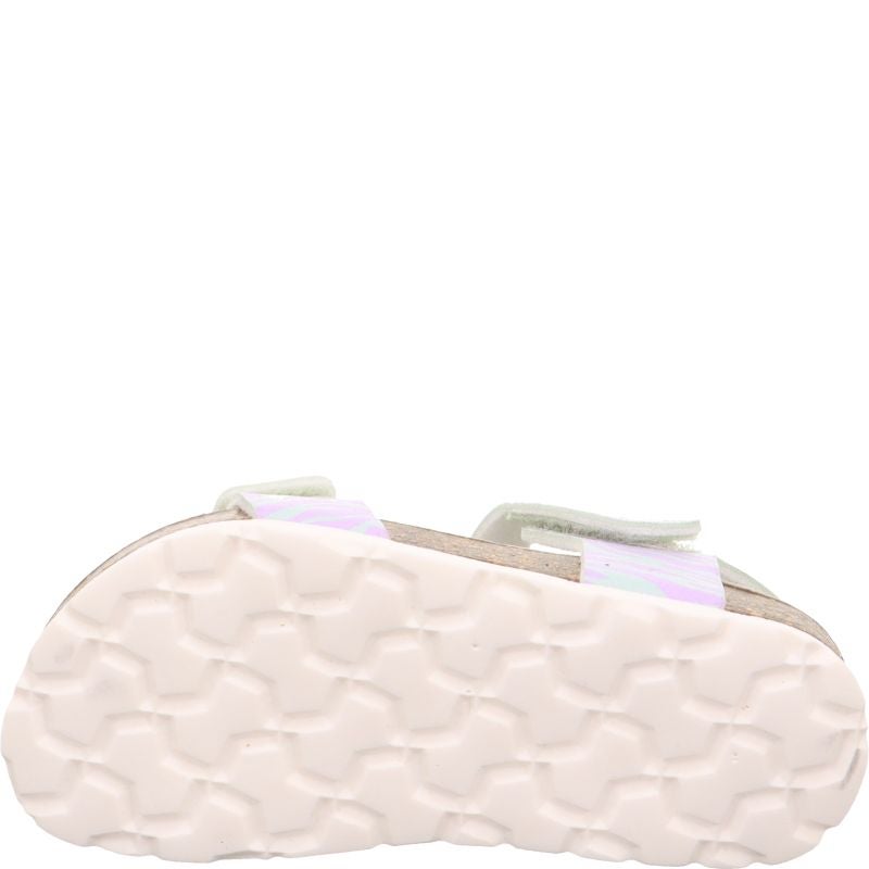 Superfit FUSSBETTPANTOFFEL Girls Sandal - Material: Sonstiges Material in Green