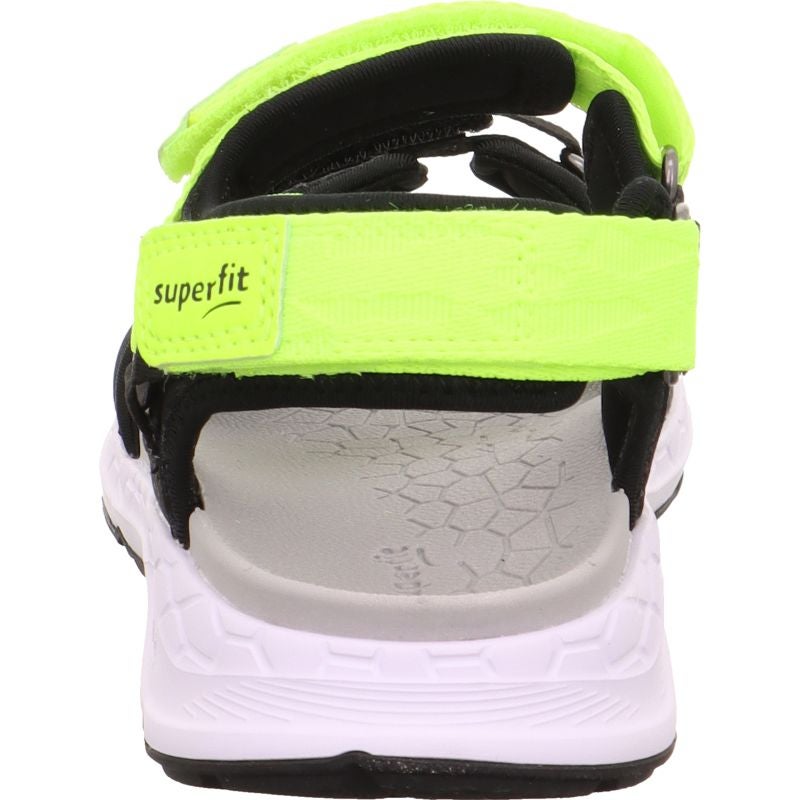 Superfit CRISS CROSS Boys Sandal - Material: Textil/Sonstiges Material in Black