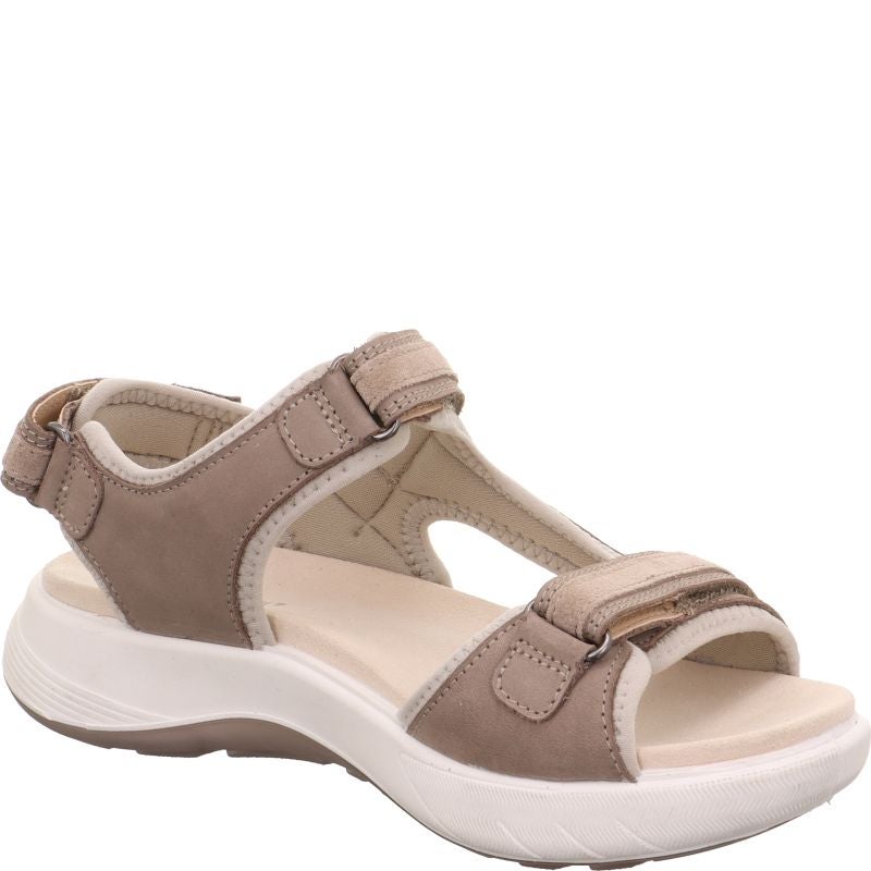 Legero SIRIS 2.0 Damen Sandale - Material: Leder/Textil in Beige