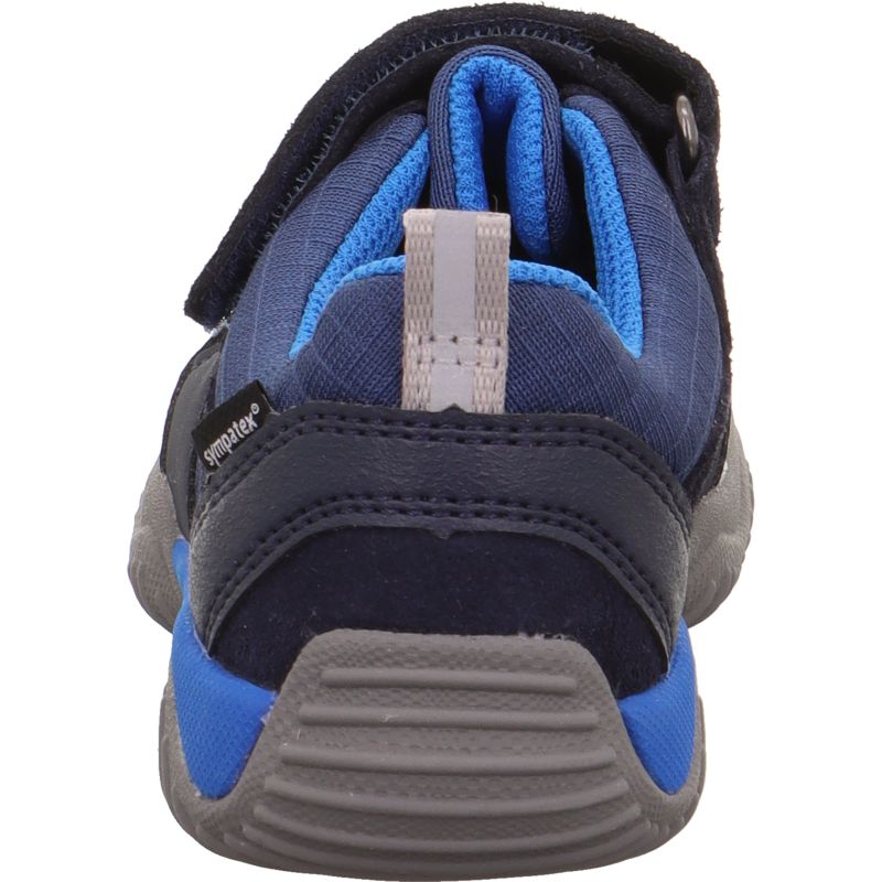 Superfit STORM Unisex | Boys Sneakers low - Material: Leder/Sonstiges Material/Texti in Blue