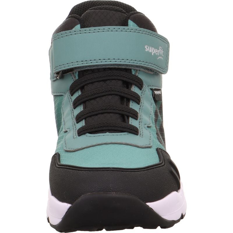 Superfit FREE RIDE Unisex | Jungen Sneaker high - Material: Textil/Sonstiges Material in Grün