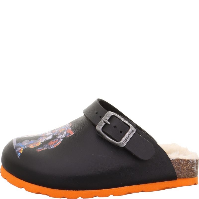 superfit FUSSBETTPANTOFFEL Boys Clog - Material: Sonstiges Material in Black