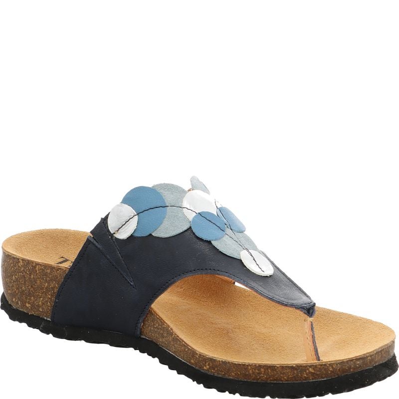 Think JULIA DAMEN Mules - Material: Leather in Blue