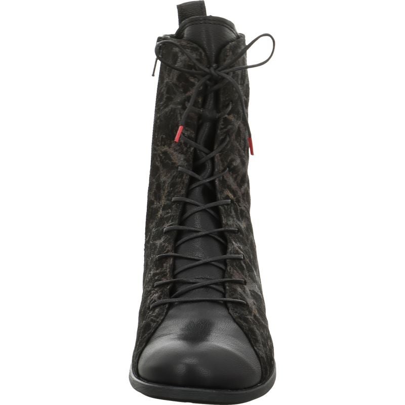 Think AGRAT Woman Ankle boot - Material: Leather in Black