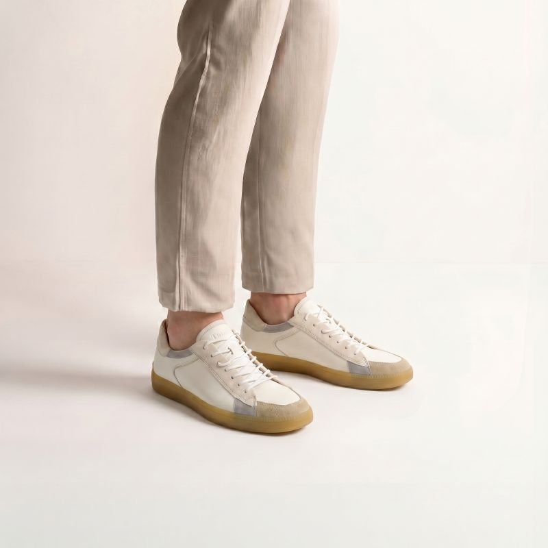 Think TURNA MEN Men Sneakers low - Material: Leather in Beige