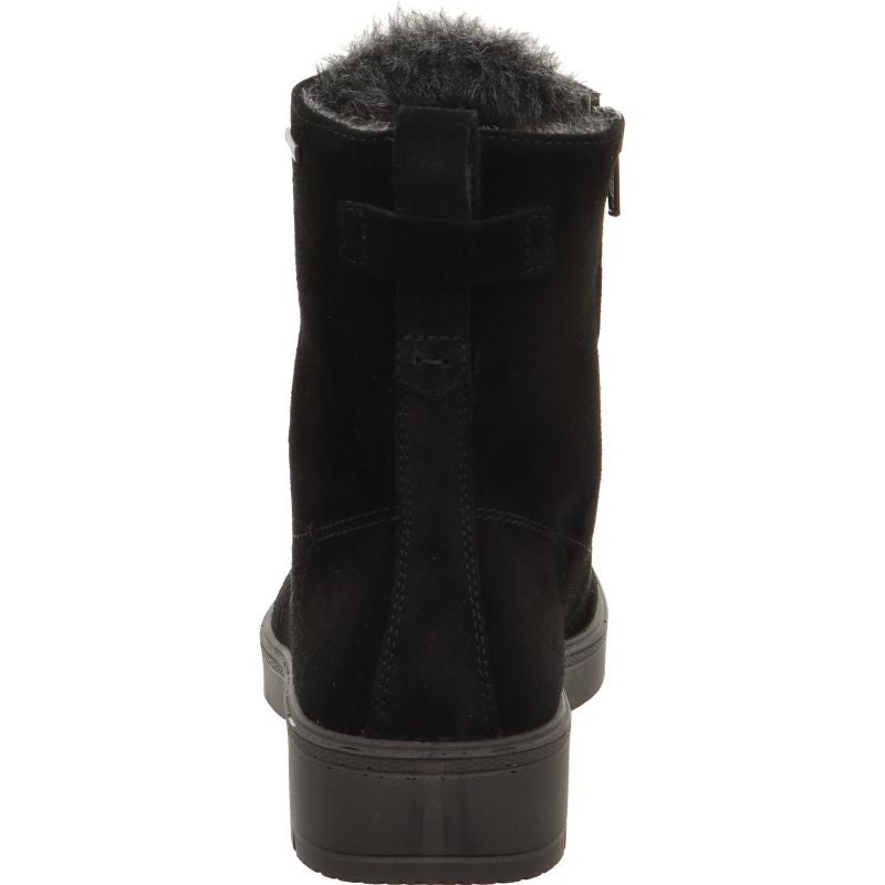 legero MYSTIC Damen Schnürboots - Material: Leder in Schwarz