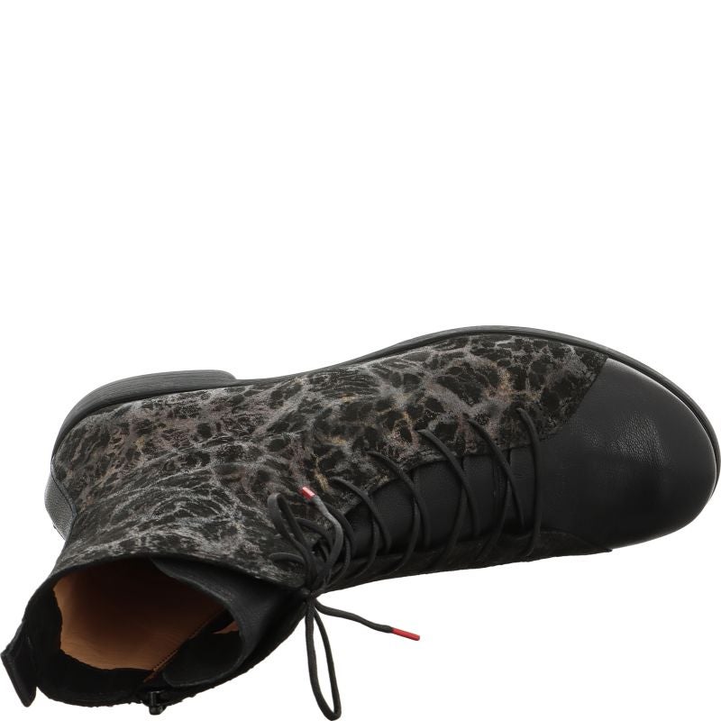 Think AGRAT Woman Ankle boot - Material: Leather in Black