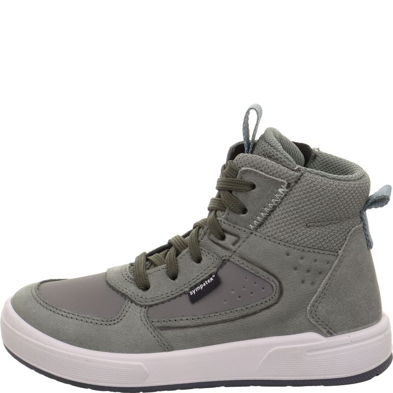 Superfit MAVERICK Sneakers high - Material: Leder/Sonstiges Material/Texti in Green