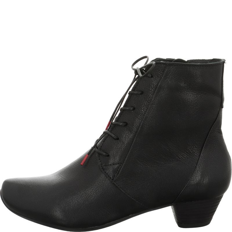 Think! AIDA Damen Stiefelette - Material: Leder in Schwarz