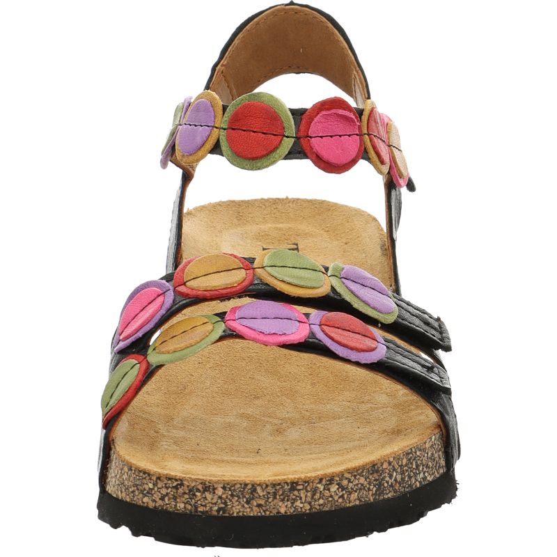 Think KOAK DAMEN Woman Strap sandal - Material: Leather in Black