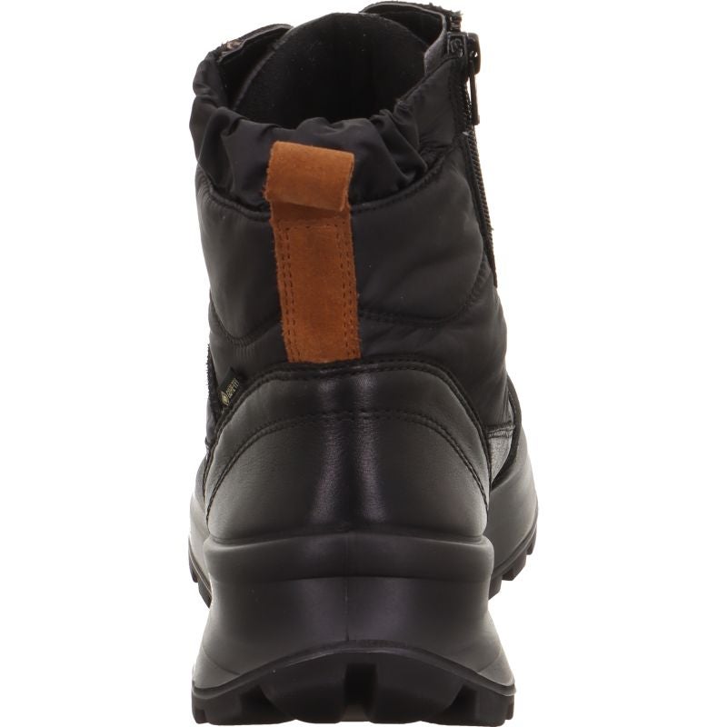 legero T4 RUN Damen Stiefel - Material: Leder/Textil in Schwarz