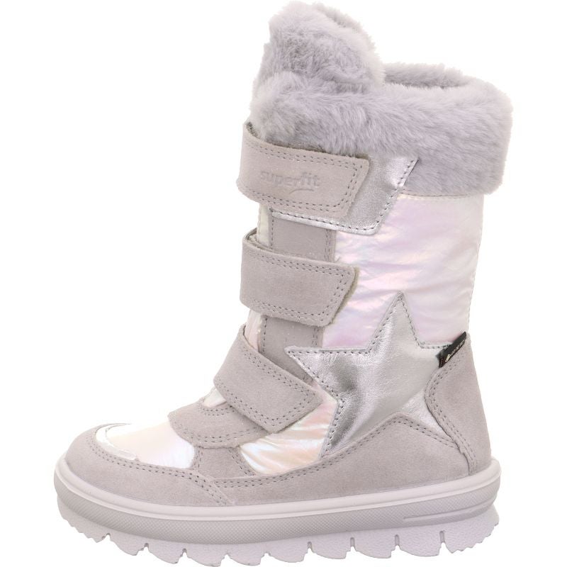 Superfit FLAVIA Girls Boot - Material: Leather/Textil in Grey