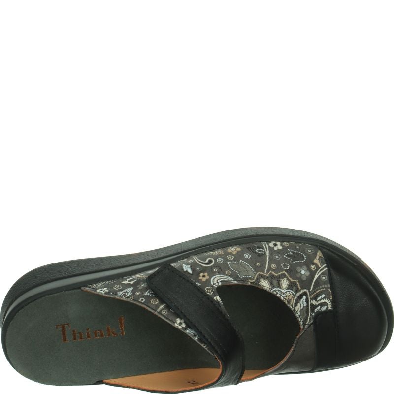 Think MEGGIE Woman Mules - Material: Leather in Multicolored