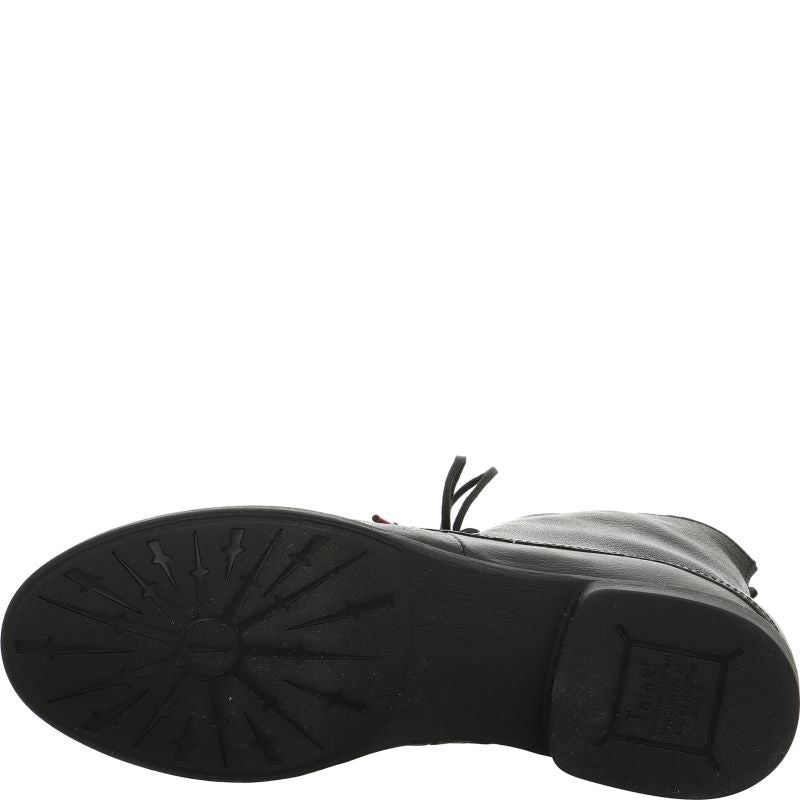Think! AGRAT Damen Stiefelette - Material: Leder in Schwarz