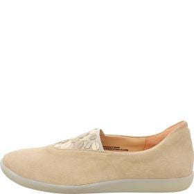 Think NATURE Ballerina - Material: Leather in Beige