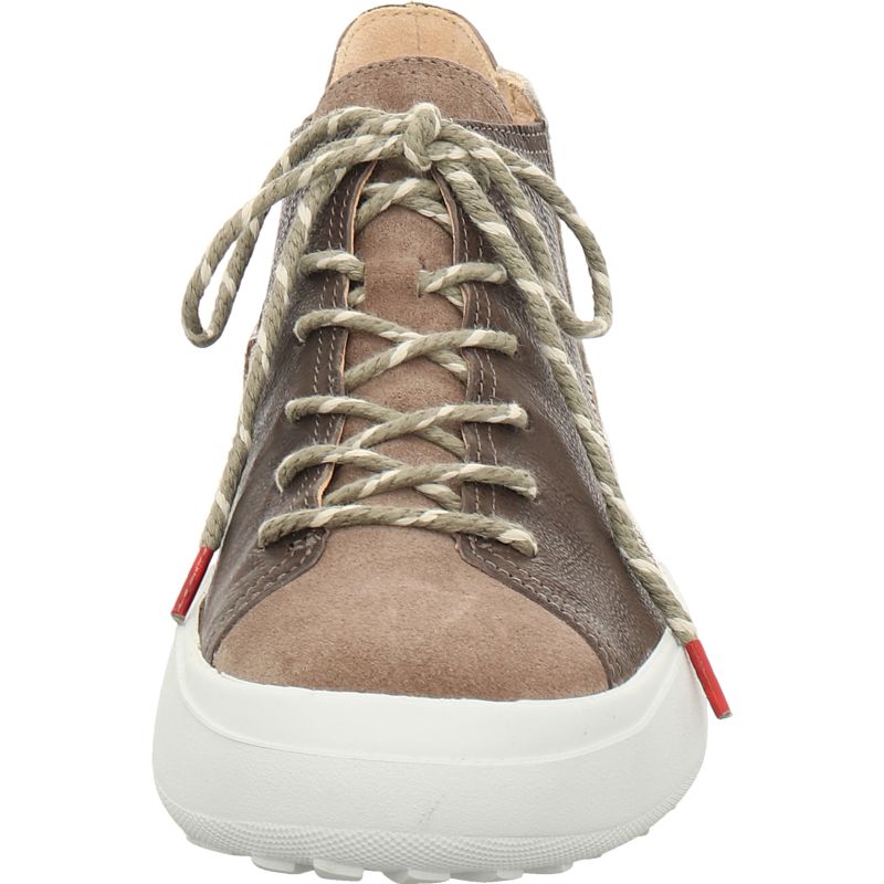 Think KUSABI Woman Sneakers low - Material: Leather in Grey