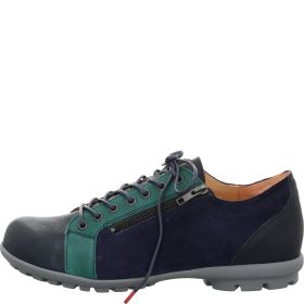 Think! KONG Herren Schnürschuh - Material: Leder in Blau