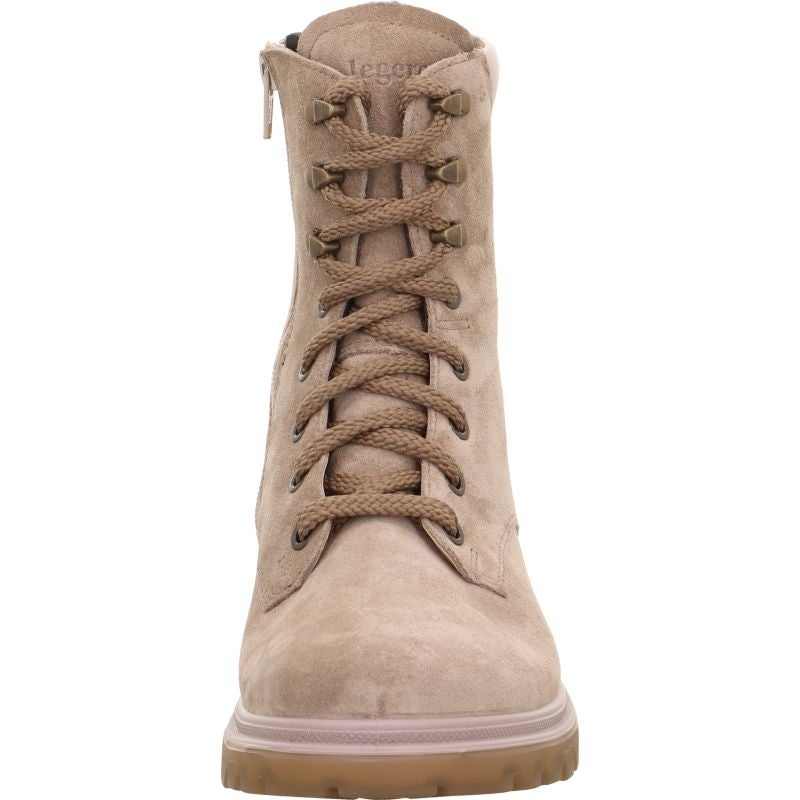 Legero MONTA Woman Lace-up boot - Material: Leather in Beige