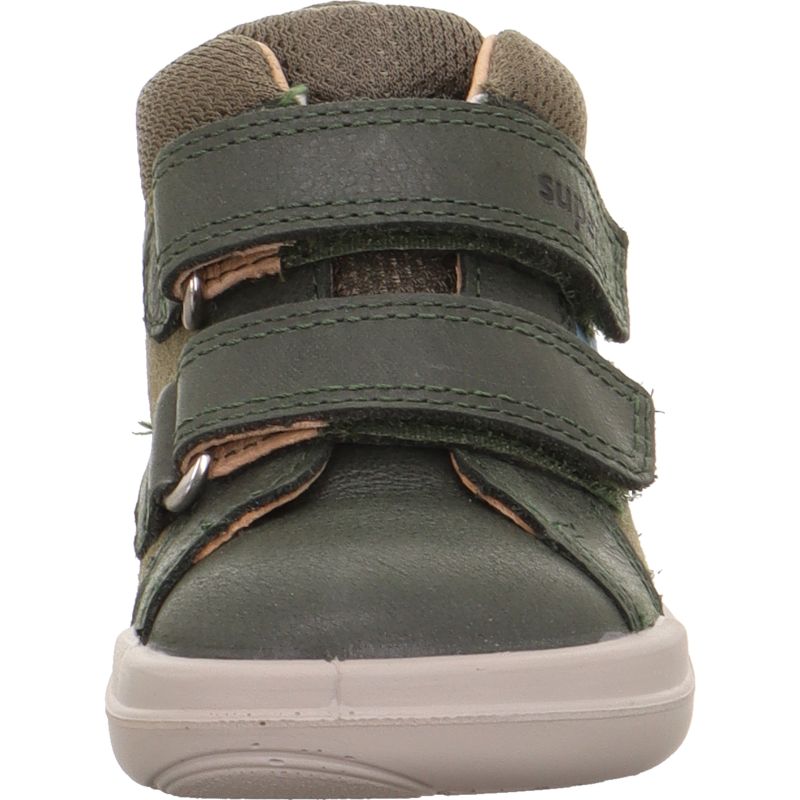 Superfit SUPERFREE Unisex | Jungen Sneaker high - Material: Leder/Textil in Grün