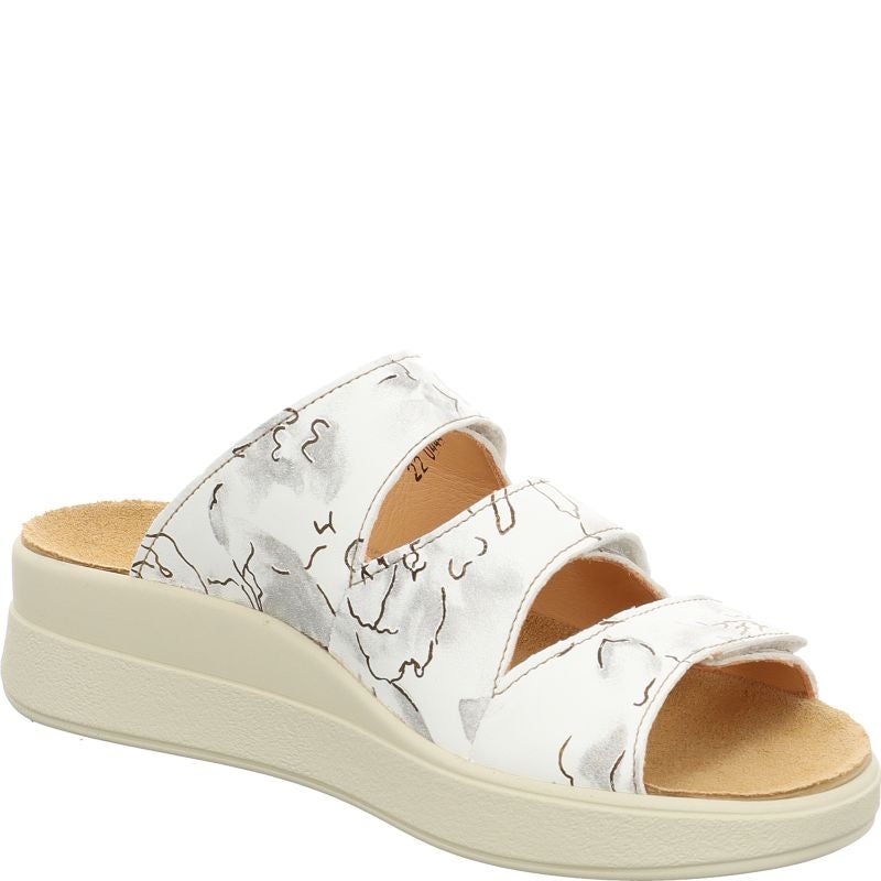 Think! MEGGIE Damen Pantolette - Material: Leder in Mehrfarbig