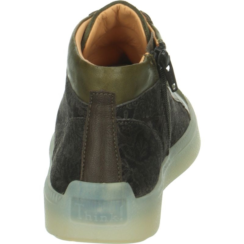 Think TURNA WOMEN Sneakers high - Material: Leather in Grey