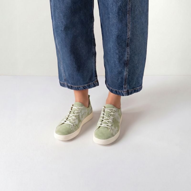 Think! TURNA DAMEN Damen Sneaker low - Material: Leder in Grün