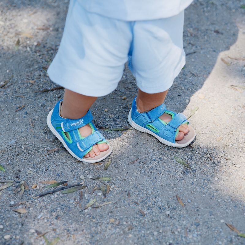 Superfit NINO Sandal - Material: Leather/Textil in Blue