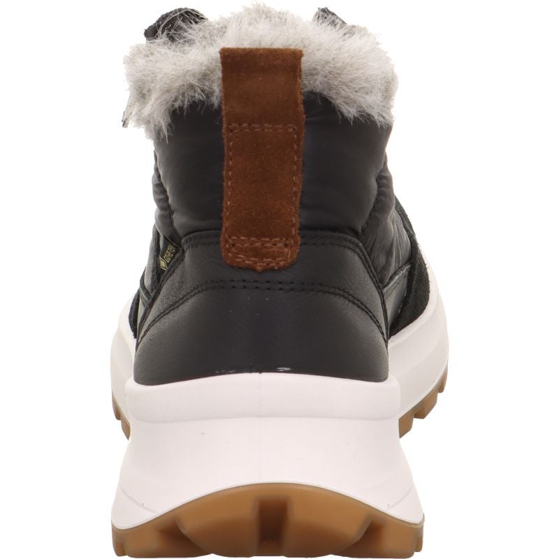 legero T4 RUN Damen Sneaker high - Material: Leder/Textil in Schwarz