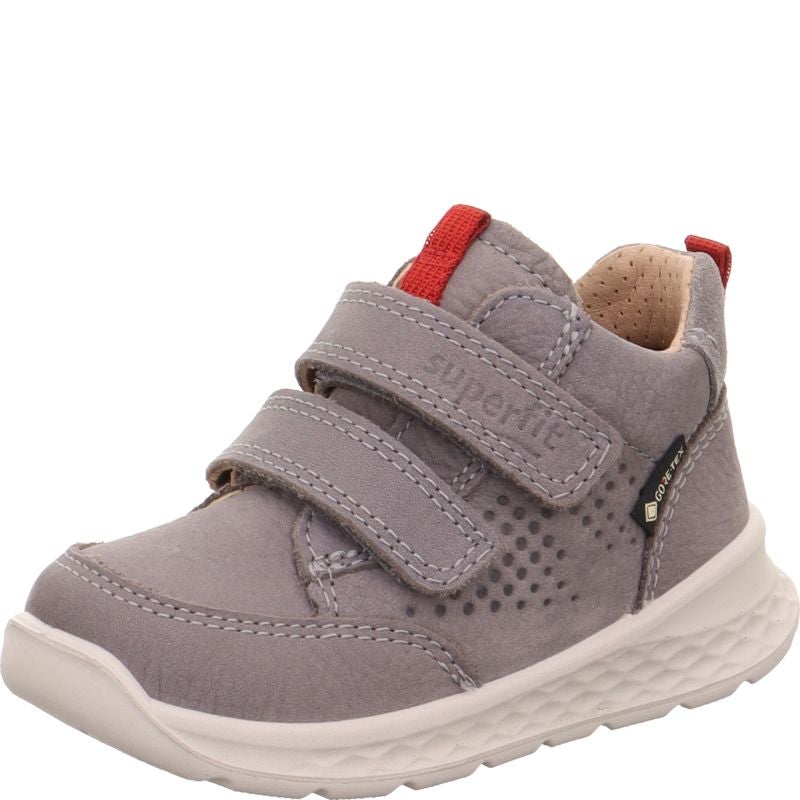 Superfit BREEZE Boys Sneakers high - Material: Leather in Grey