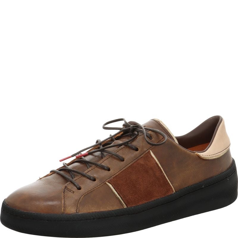 Think KUMI Woman Sneakers low - Material: Leather in Brown