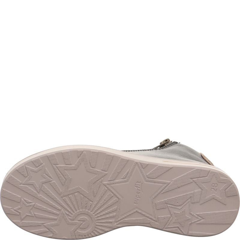 Superfit STELLA Sneaker high - Material: Leder/Textil in Schwarz