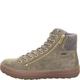 Legero MIRA Damen Sneaker high - Material: Leder/Textil in Grün