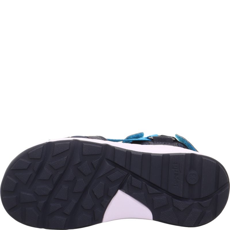 Superfit CRISS CROSS Jungen Sandale - Material: Textil/Sonstiges Material in Blau