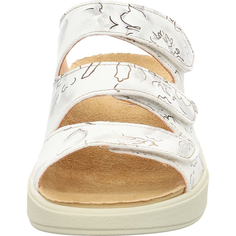 Think! MEGGIE Damen Pantolette - Material: Leder in Mehrfarbig