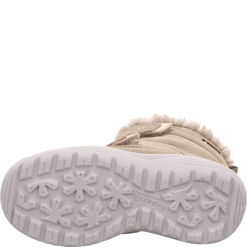 Superfit CRYSTAL Girls Boot - Material: Leather/Textil in Beige