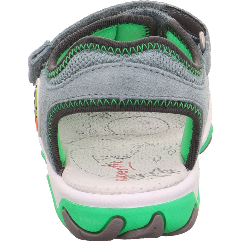 Superfit MIKE 3.0 Sandale - Material: Leder/Textil in Grün