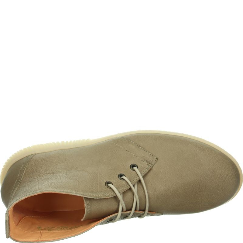 Think HAUKI HERREN Men Sneakers high - Material: Leather in olive