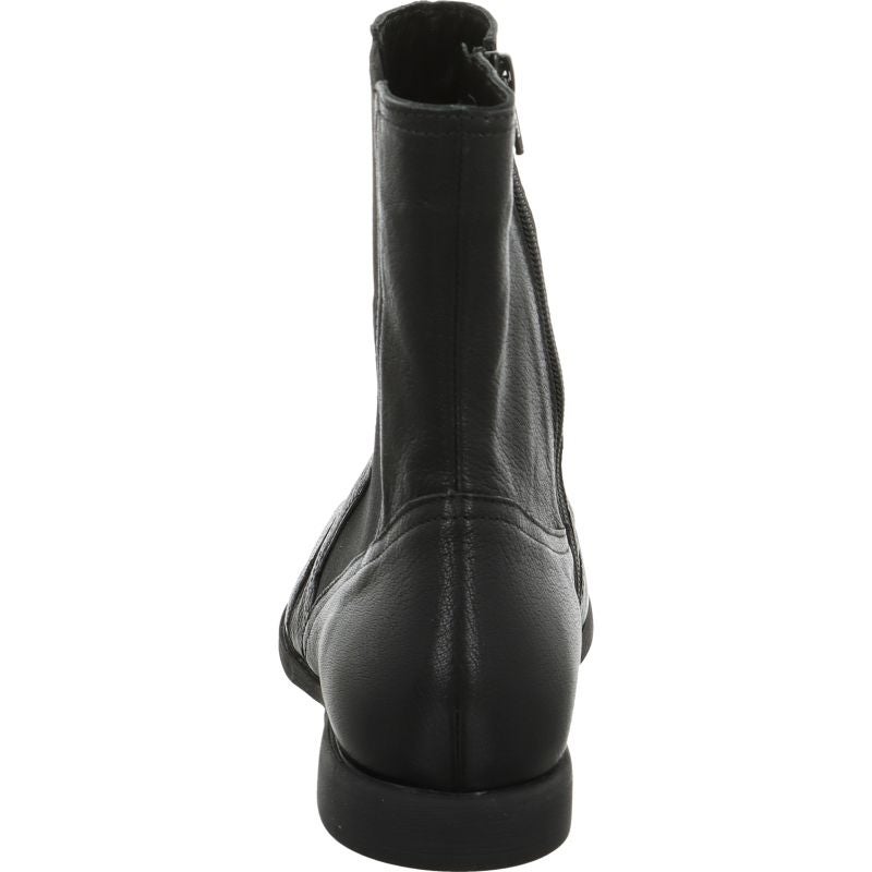 Think AGRAT Woman Ankle boot - Material: Leather in Black