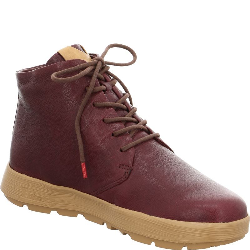 Think! COMODA Damen Ankle Boots - Material: Leder in Rot
