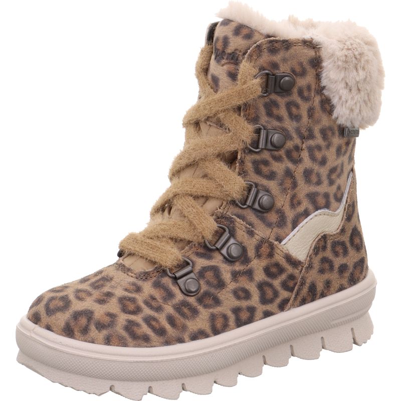 Superfit FLAVIA Boots - Material: Leder/Textil in Braun