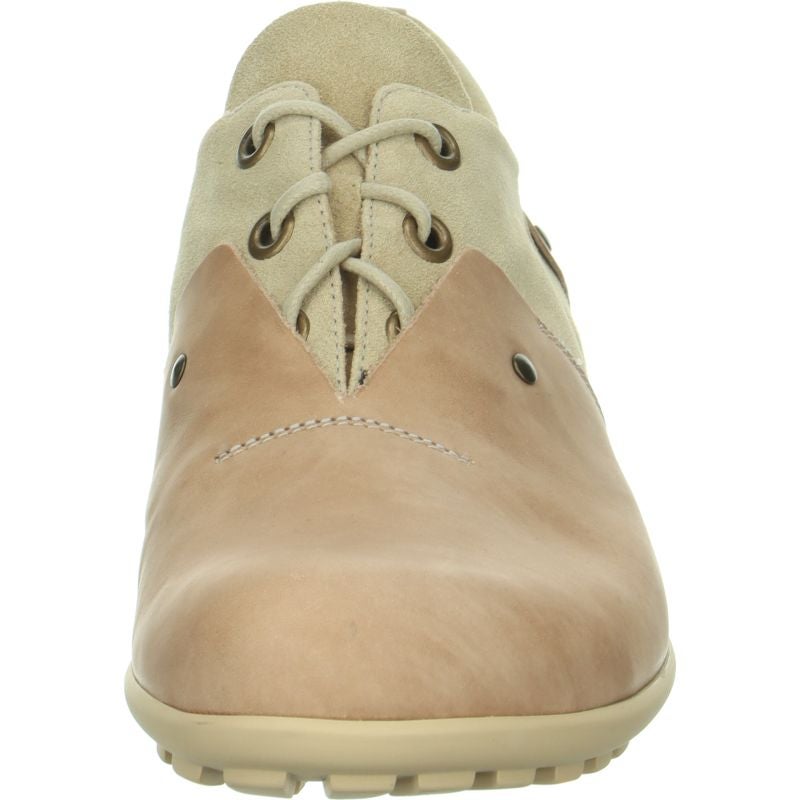 Think! KONG Herren Schnürschuh - Material: Leder in Beige