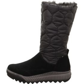 legero TIRANO Damen Stiefel - Material: Leder/Textil in Schwarz