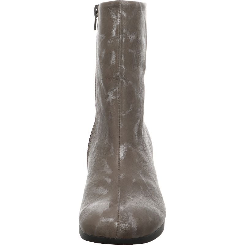 Think NANI Woman Ankle boot - Material: Leather in Grey