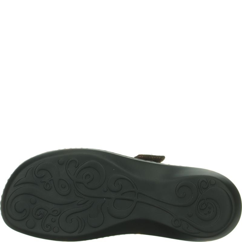Think! CAMILLA Damen Pantolette - Material: Leder in Braun