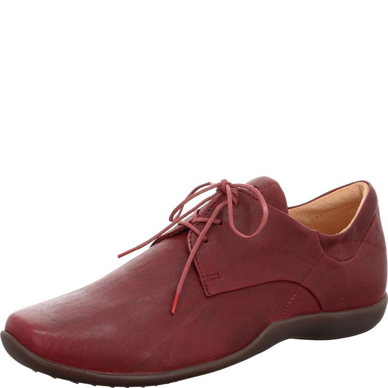 Think STONE HERREN Men Lace up shoe - Material: Leather in Red