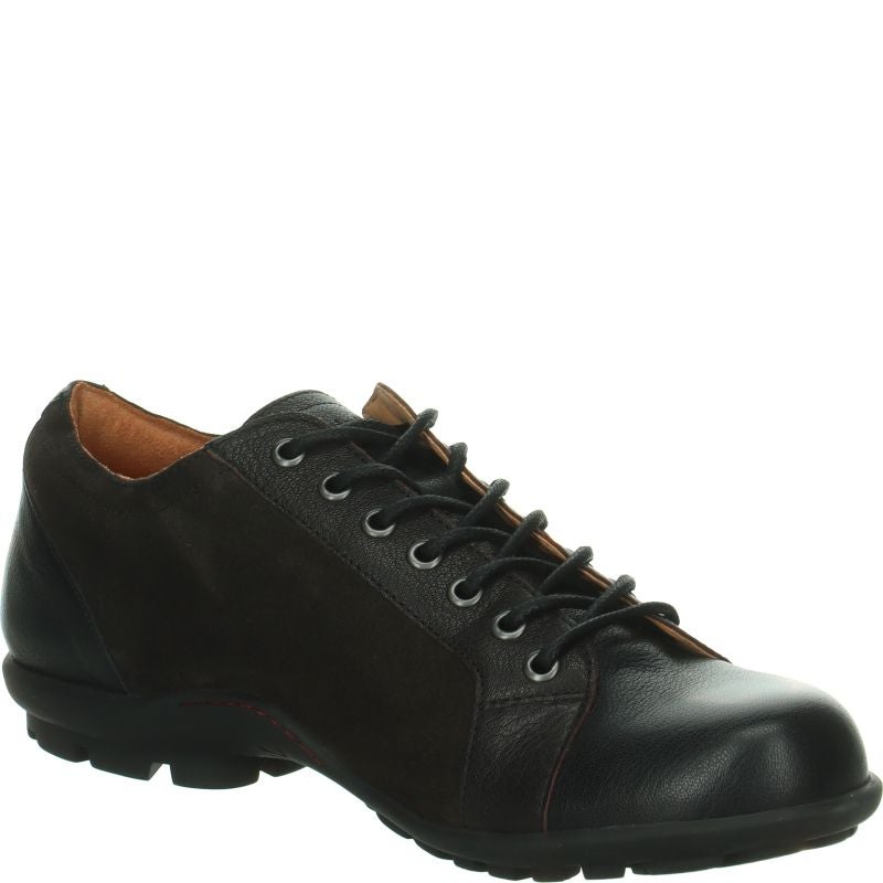 Think KONG HERREN Lace up shoe - Material: Leather in Brown
