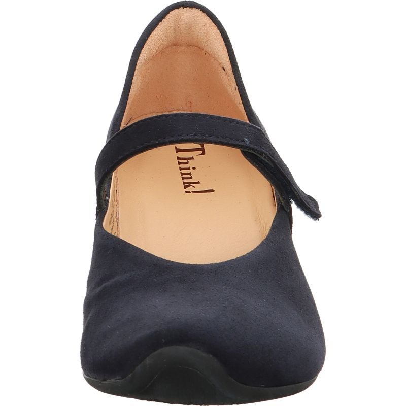 Think AIDA DAMEN Woman  - Material: Leather in Blue